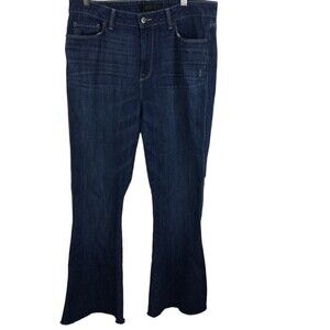 Genetic Los Angeles Womens Jeans Denim Cotton Blend Leaf Bootcut Blue Size 31